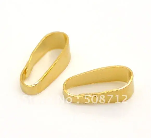 

Free shipping!!!!!Gold Plated Clip Bail 11x4mm(3/8"x1/8")