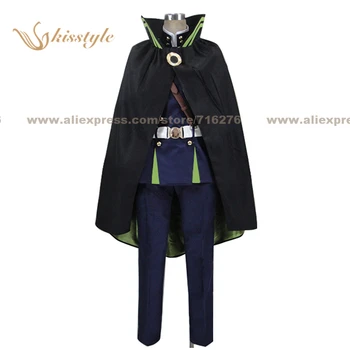 

Kisstyle Fashion Seraph of the End Yuichiro Hyakuya Imperial Blue Uniform COS Clothing Cosplay Costume,Customized Accepted
