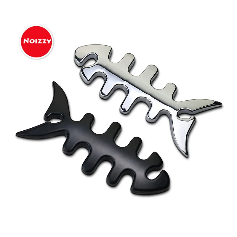 Noizzy Fish Bones логотип машины авто значок мотоцикл наклейка модная эмблема 100% 3D