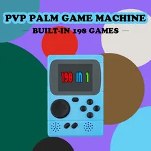 Встроенный 198 классические игры видео игровая консоль мини карманный портативный игровой плеер лучший подарок для ребенка Ностальгический плеер