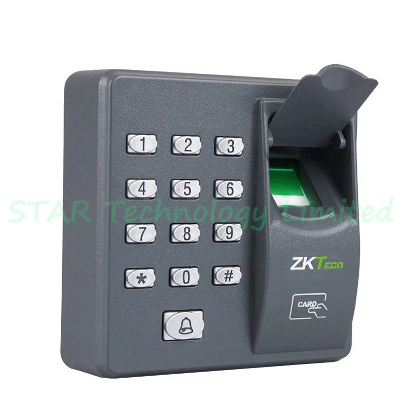 ZK дактилоскопическая машина контроля доступа доступ к двери сканер отпечатков пальцев для RFID система контроля допуска к двери X6