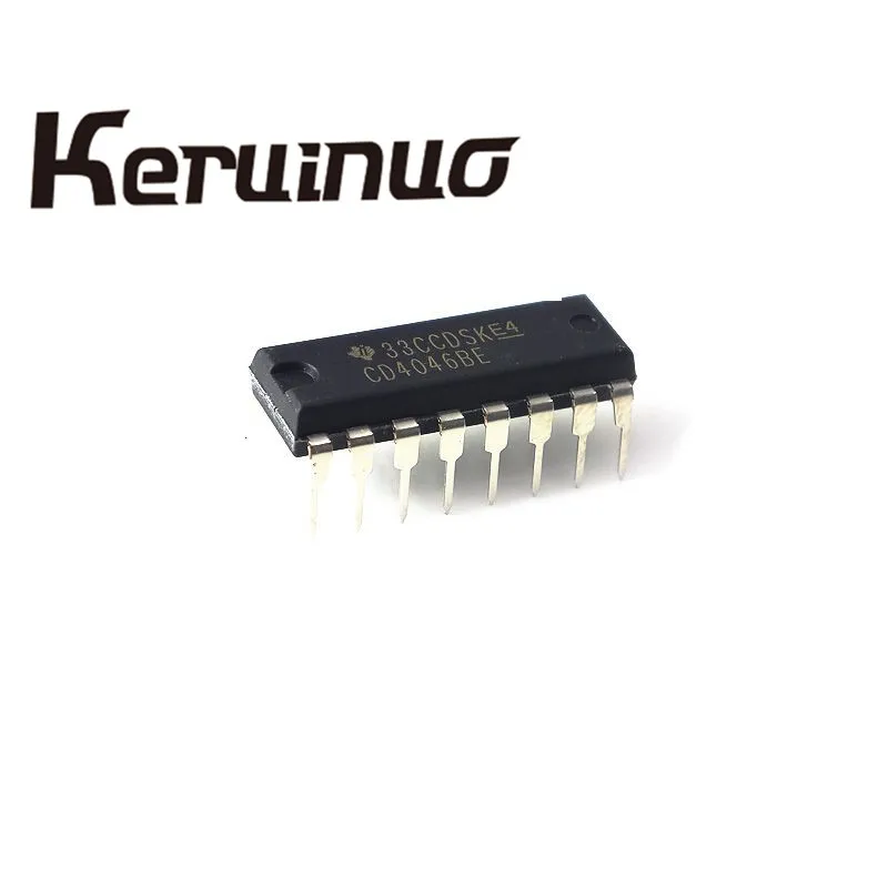 

10PCS CD4046BE DIP16 CD4046 DIP 4046BE DIP-16 new and original IC