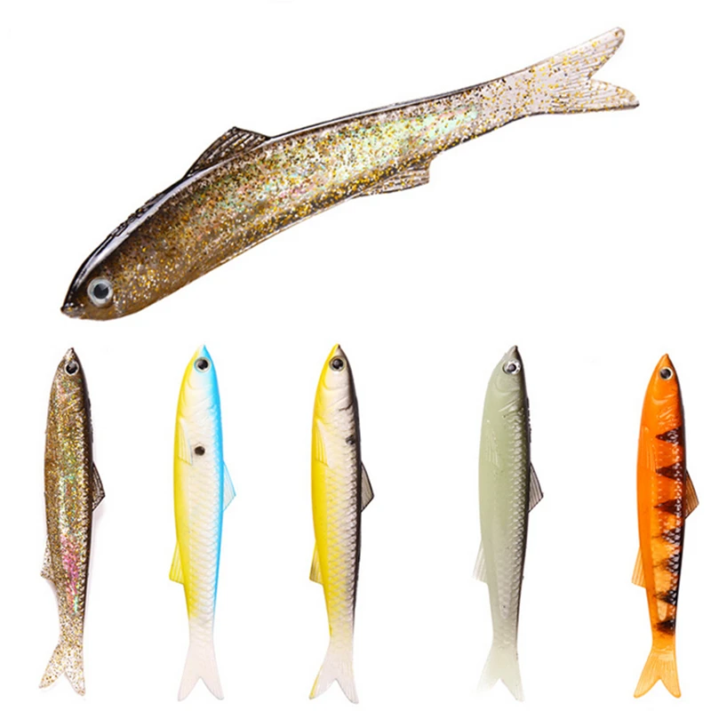 

2pcs/Lot 13cm 26g Artificial Lifelike Soft Fishing Lure Weerer Crankbait Swimbait Leurre Souple Lure For Ocean Lake