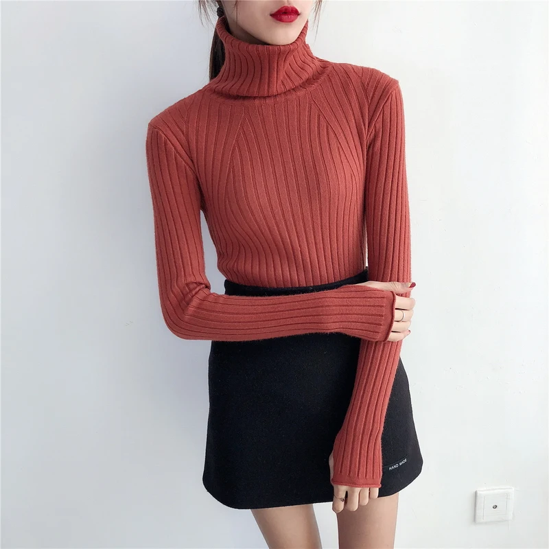 2020 grosso quente feminino gola alta inverno