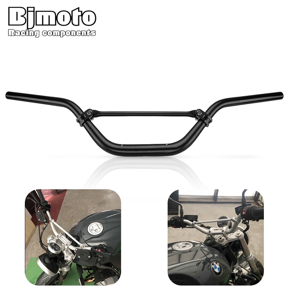 

Bjmoto Motorcycles RnineT Scrambler Handle Bar Refit HandleBar Balance Bar Raise 40mm For BMW RnineT 2017-2018 Pure Urban G/S