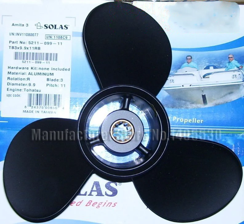 

Aluminum Outboard Propeller For Tohatsu Honda 25-30hp Outboard Motor Engine 9.9*11(9 7/8*11)