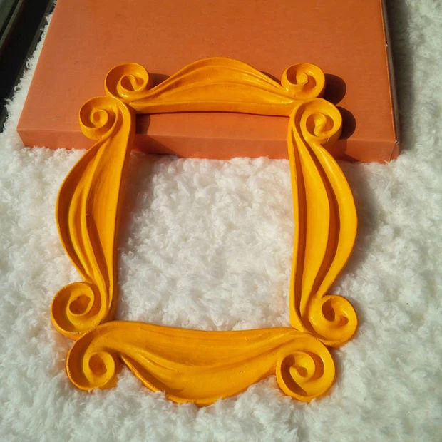 

TV Series Friends Handmade Yellow Peephole Door Frame As Seen on Monica's Door on Friends TV Show Home Decor Collection Gift