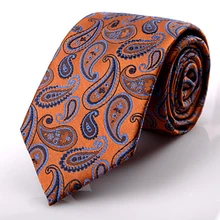Mantieqingway 7 см Пейсли Цветочный мужской костюм галстуки воротник Vestidos гравата, тонкий Corbatas строгий галстук Одежда Аксессуары