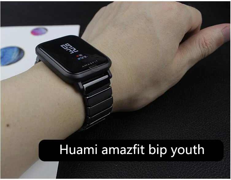 Керамический ремешок Amazfeel для Xiaomi Huami Amazfit Stratos 2 pace Amazfit bip bit Смарт-часы ремешок 22 мм 20 мм Браслет замена