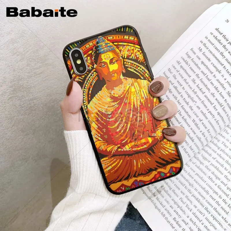 Babaite Gautama Будда Новинка чехол для телефона Fundas чехол для Apple iPhone8 7 6 6S Plus X XS MAX 5 5S SE XR крышка 11 11pro 11promax - Цвет: A13