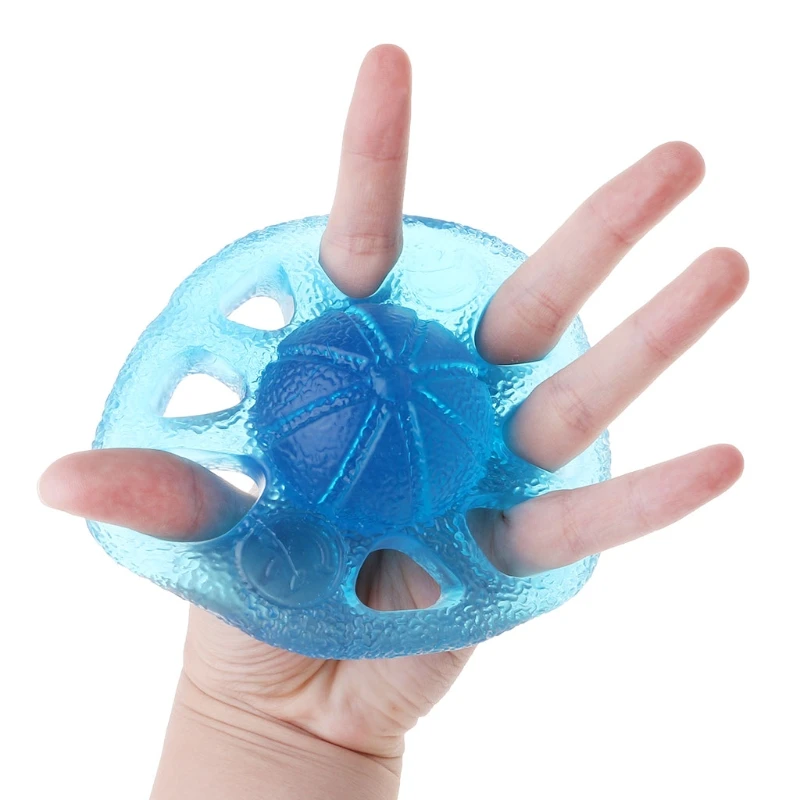 8 Hole Hand Strengthener TPE Soft Elastic Finger Grip Exerciser