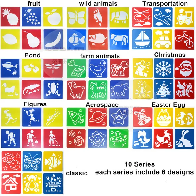 Plastic Drawing Templates