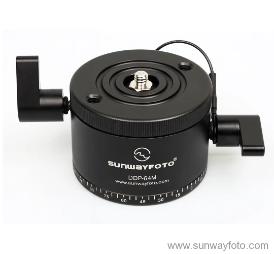 SUNWAYFOTO DDP-64M Indexing Head For Dslr 360 Panoramic Tripod Head Professional Aluminum Panoramic Tripod Head Indexing Head