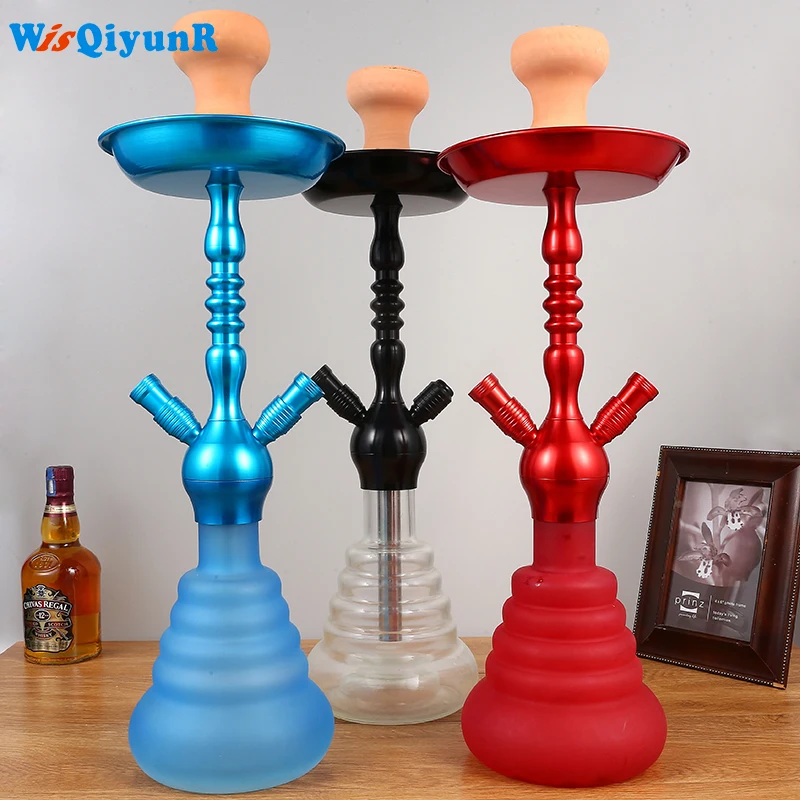 WisQiyunR бренд профессиональный кальян колба для кальяна Sheesha Shisha Narguile Hookah прост в