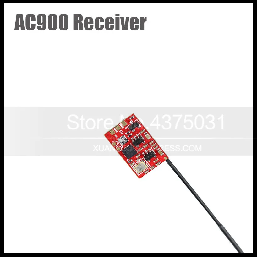 

AC900 Dual Model Mini Receiver Frsky D16 Supports FUTABA S-FHSS, XM Mini XM+X9D Receiver Output for RC Indoor Racing Quadcopter