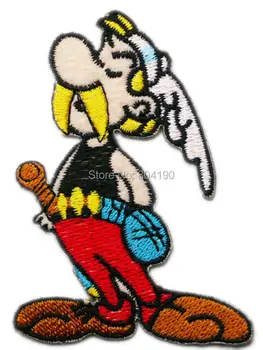 

3.3" ASTERIX comic book TV MOVIE Series Uniform rockabilly applique sew on/ iron on patch sewing accessories for clothes