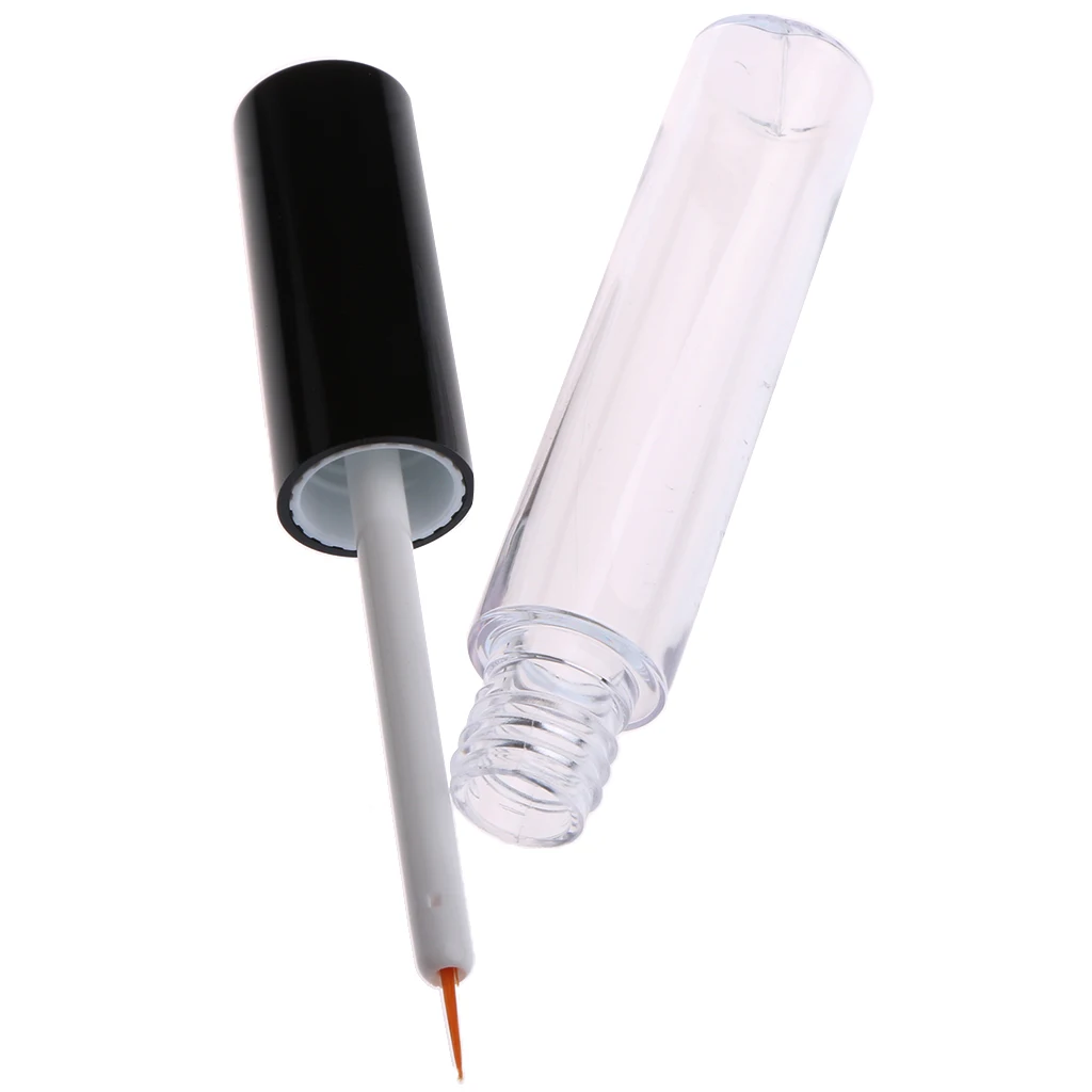 2 Pieces 7ml Empty Eyelash Growth Mascara Serum Tube Eyeliner Vials Bottle High Quality PETG Plastic