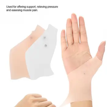 

Silicone Magnetic Therapy Thumb Support Glove Wrist Arthritis Compression Pain Relief Hand Wrist Massage Glove Elastic Corrector