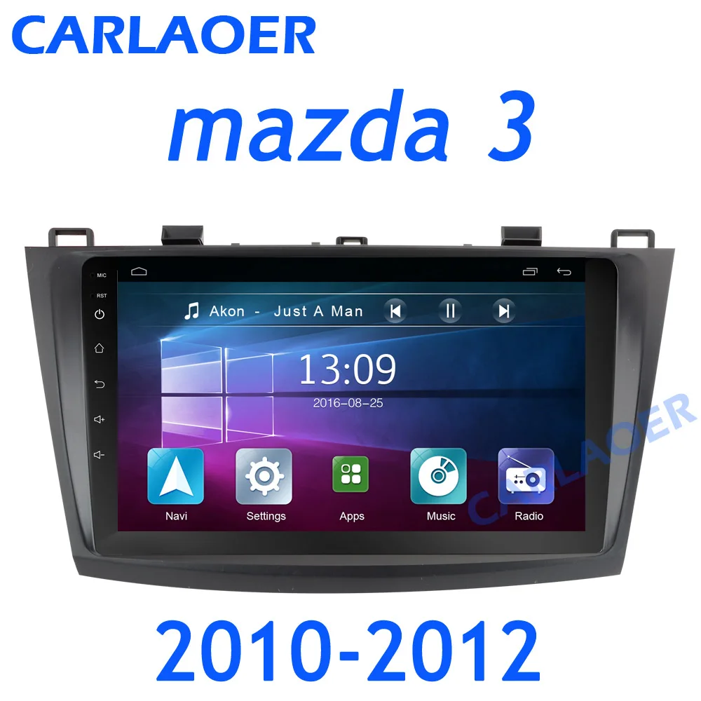 Для Mazda 3 2010-2013 maxx axela android 8,1 автомобиль DVD gps Радио стерео 1G 16G WI-FI карта 4 ядра 2 din Автомобильный мультимедийный плеер - Цвет: 1G RAM 2010 to 2012