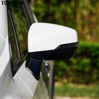 

TOMEFON 2pcs For Subaru XV Crosstrek Impreza 2017 2018 2019 ABS Chrome Side Door Rear View Rearview Mirror Cover Exterior Trim