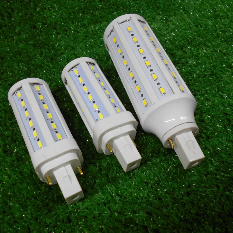 6pcs/ lot lamp g24 lamp g24d3 led 5W 7W 9W 5730smd 360 degreein LED