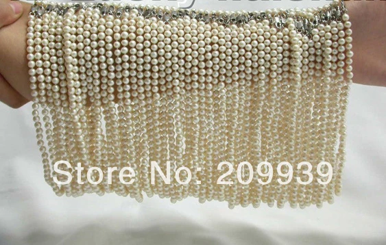 

Hot sell Noble- FREE SHIPPING>>>@@ AS3310 lesale 40pieces white 6-7mm freshwater pearls necklace
