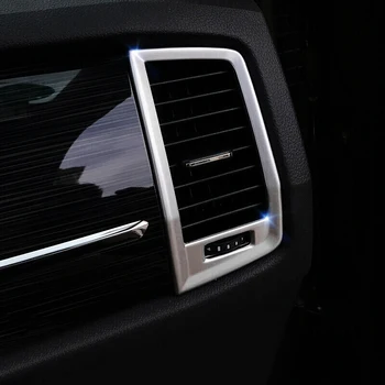 

For Skoda Kodiaq 2017 2018 ABS Matte Car left and right air outlet decoration Cover Trim Car Styling Accessories 2pcs