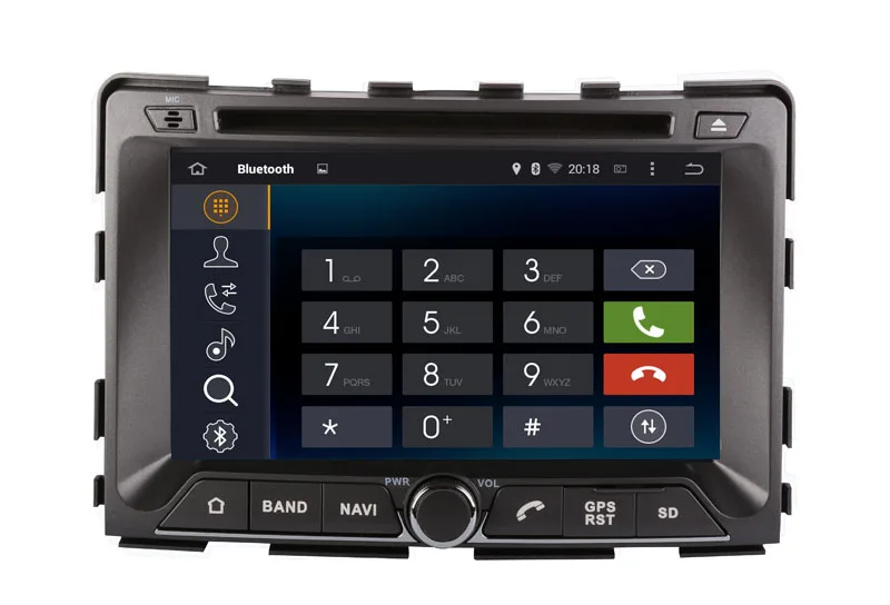 Автомобильный мультимедийный плеер 2 din andorid 10 0 для SsangYong RODIUS 2014 с GPS Навигатором