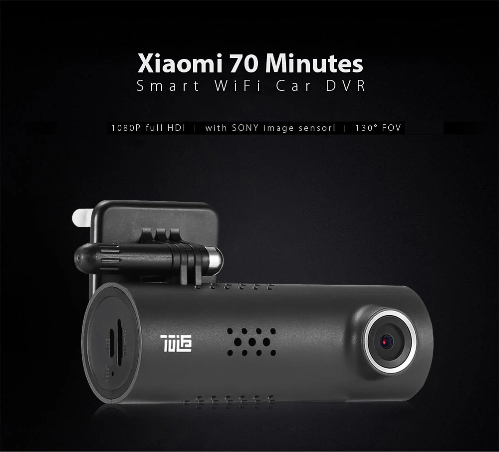 Xiaomi 70 Minutes 70MAI Smart WiFi автомобильный видеорегистратор Wrieless Dash Cam 130 градусов Mstar 8328P sony IMX323 1080P 30fps автомобильная камера