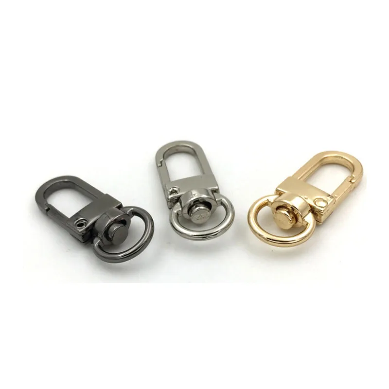 

10pcs Swivel Lobster Clasp 3/8"(10mm) Swivel hooks Swivel Snap Trigger Snaps