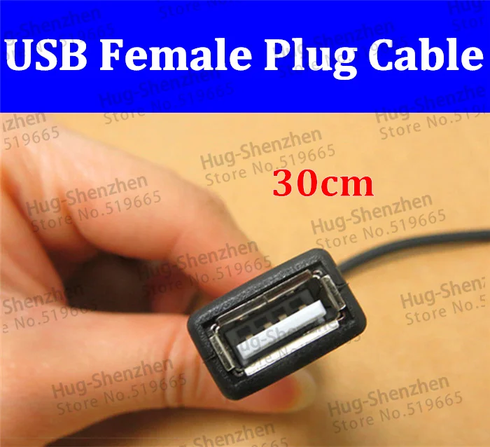 

Высококачественный USB-разъем, 2 провода, кабель питания, около 30 см, 100 шт.