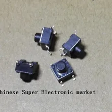 50 шт. Тактильные Кнопочный переключатель мгновенного Такт 6x6x6 м 6*6*6 мм smd 4-контакт
