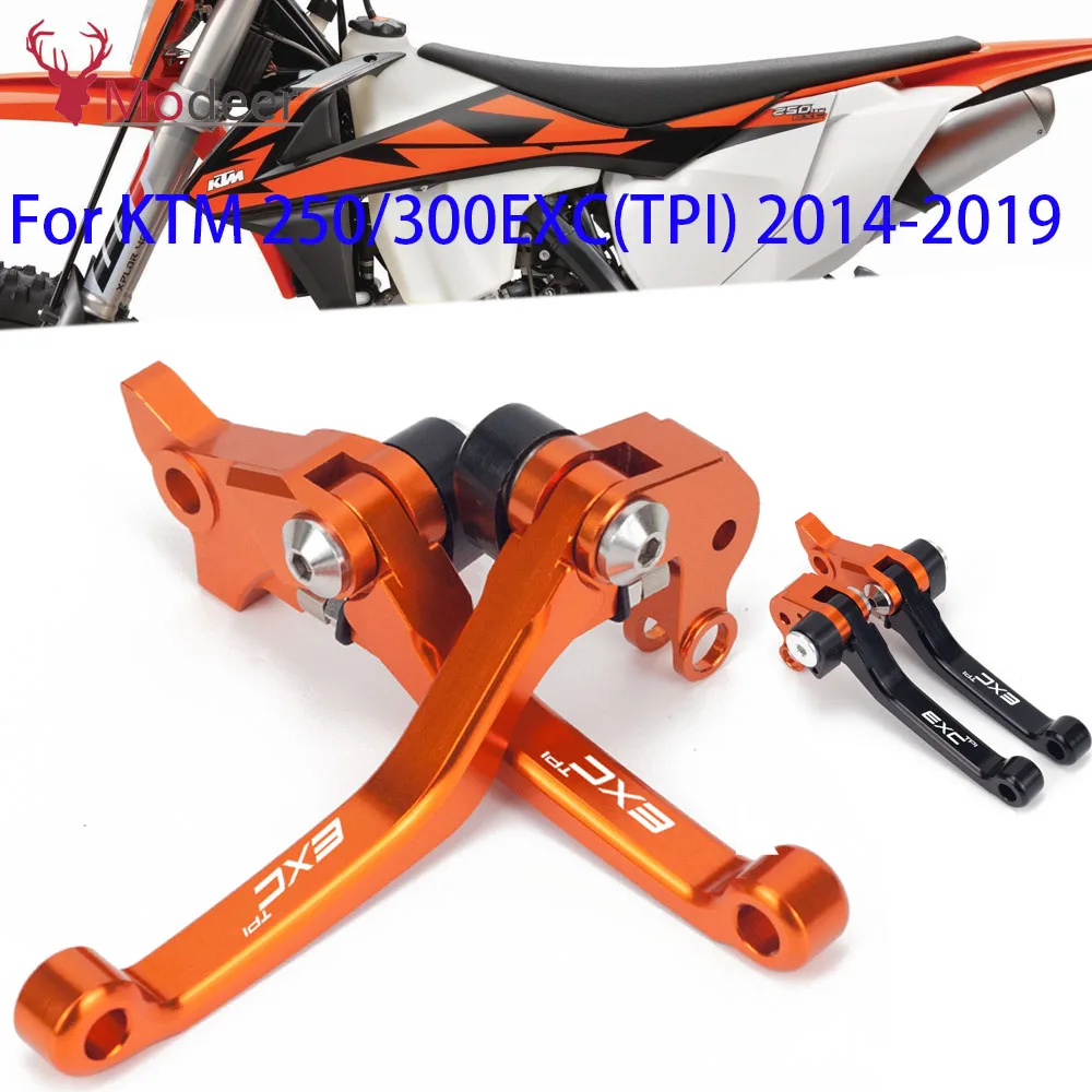 Goedkoop Voor KTM 250EXC TPI 300EXC TPI EXC 300 2014 2020 2016 2017 2018 2019 CNC Motorfiets DirtBike Motocross Pivot rem Koppeling Hevels