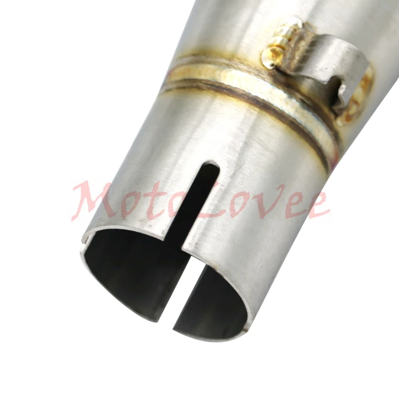 Средняя выхлопная труба мотоцикла MotoLovee Kawasaki Z250 2008 2015 Ninja 300 2013 2016 250 2012 без