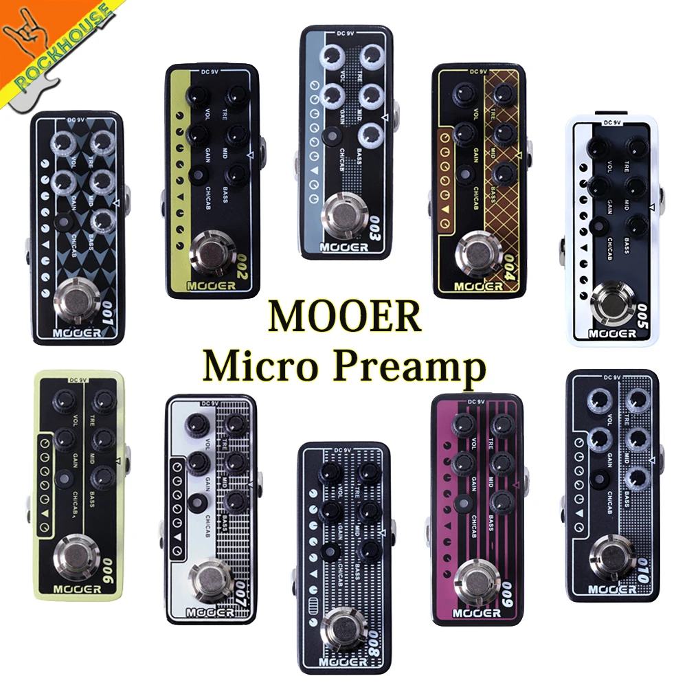 Mooer Micro Preamp Vintage Amplifier Simulator Guitar