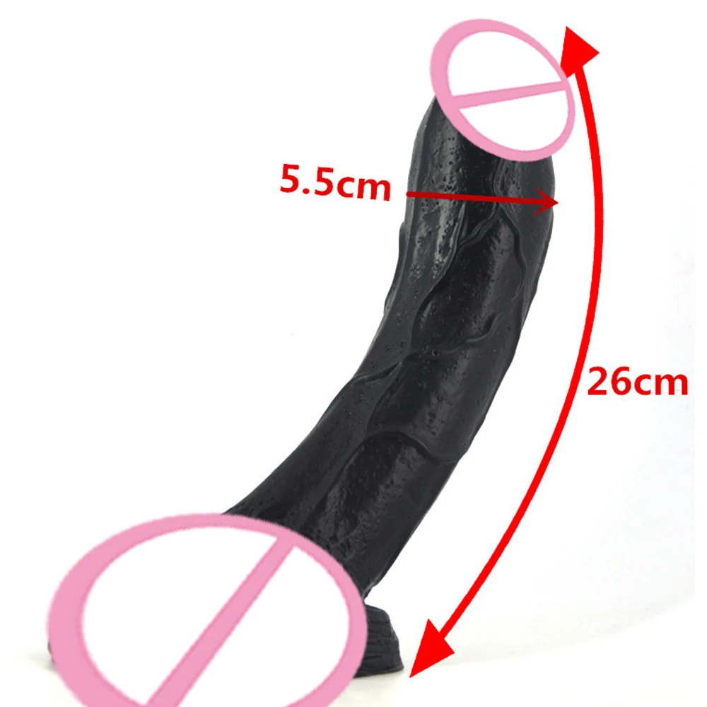 Curved Huge Dildo 25cm Big Dick Sex toys clitoral Realistic Huge Dildo penis Sex Toys for women dildo realistic silicone