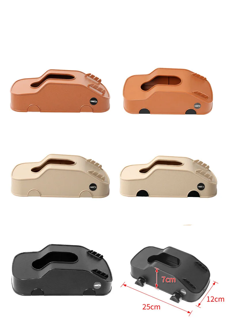 Multifunction Car aandrest Tissue Box Card Holder Phone Stand Rack Bracket Car Tissue Box Vehicle chou zhi bao Car Creative Mult