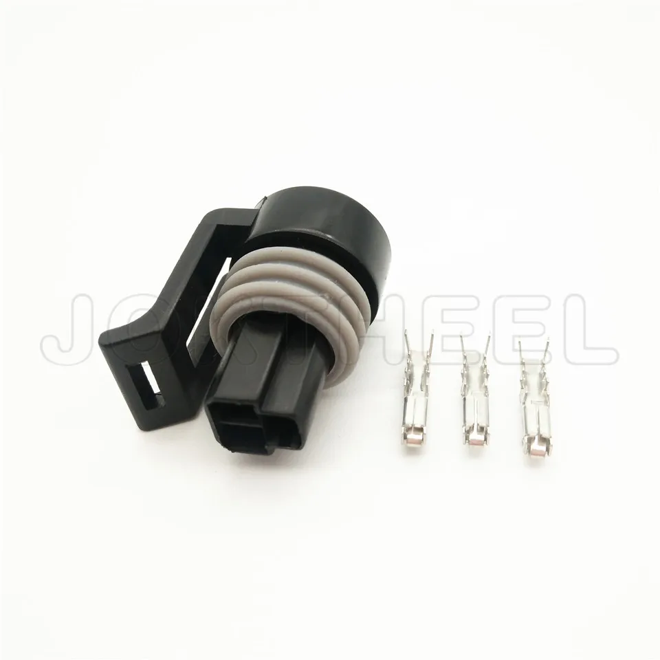 1/5/10/20/100 sets kit 1.5mm Delphi 3 Pin way 100 150 250 PSI oil fuel pressure sensor connector throttle Plug 12065287 12078090