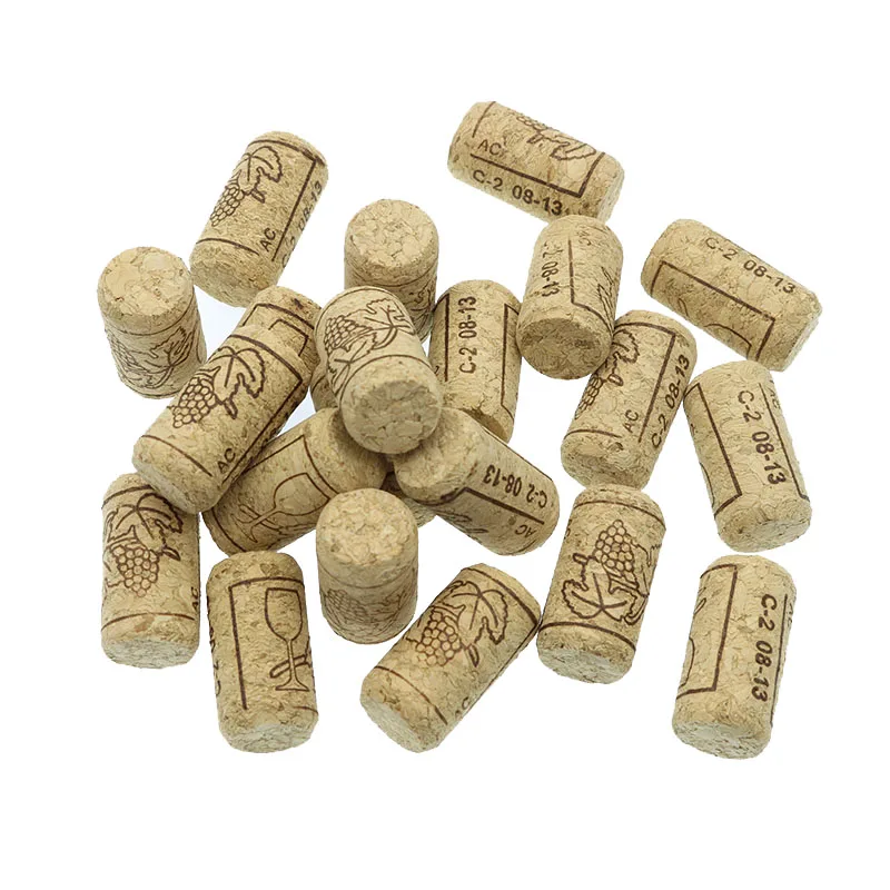 

10 pcs / batch wood bottle cork bottle wine cork red wine bottle stopper cork tool wine stopper wooden stake 21*38mm