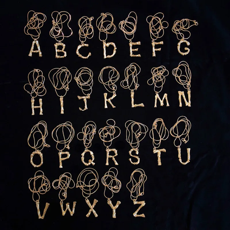 

SHIFEEL New Winter Fashion Lucky Letter Long Pendant Necklace Women's Lovely Sweater Chain