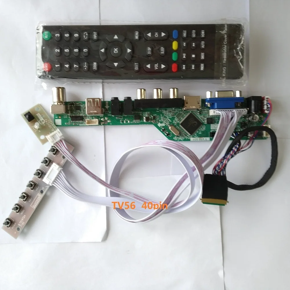 Kit for N156B3-L0B TV+HDMI+VGA+USB LCD LED screen Controller Driver Board