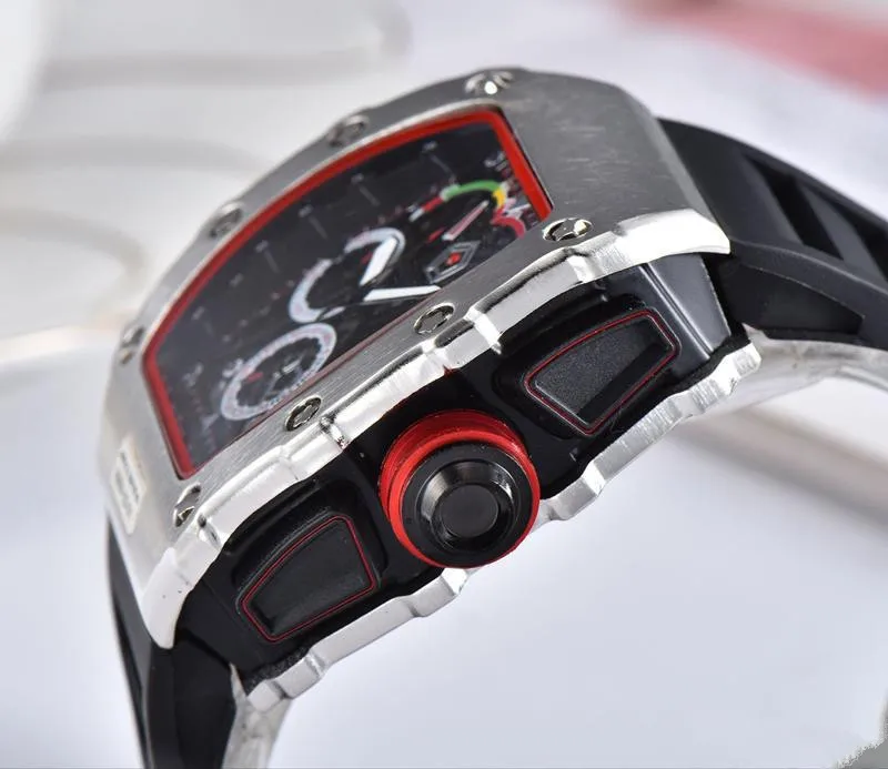 Спортивные для мужчин's Элитный бренд известный Уникальный дизайнерские кварцевые часы мужской кремнезема часы мужские Relogio Masculino