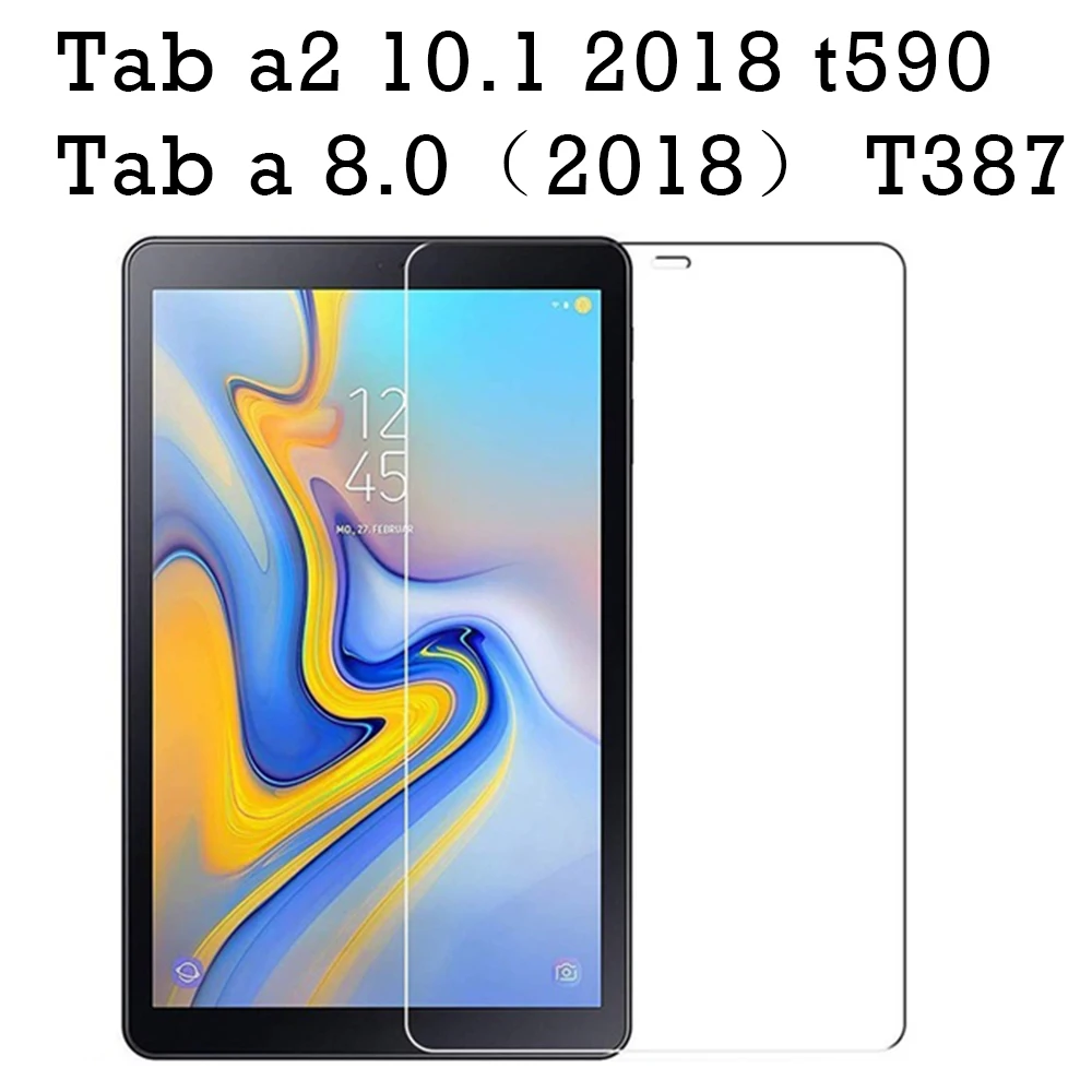 Закаленное стекло для samsung tab a2 10 1 2018 t590 дюйма Защитное экрана samsug galax a8.0 t387