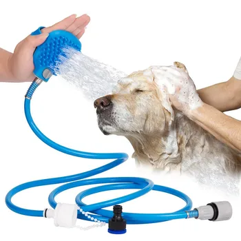 

Multifuctional Pet Bathing Brush Sprayer Comfortable Dog Cat Massage Shower Brush Cleaning Grooming Bath Sprayers Pet Supplies