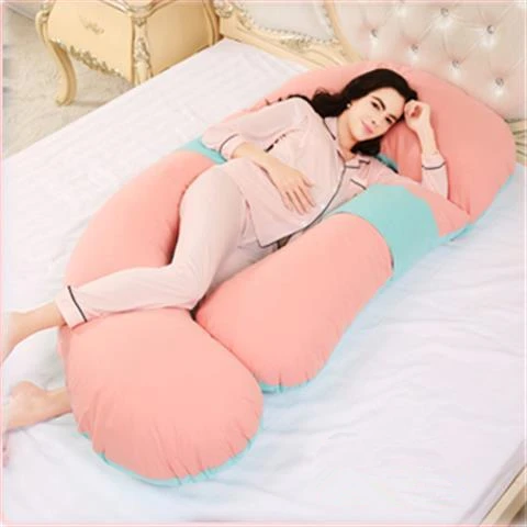 Removable Washable Pregnant Women Body Pillow Leg Waist Support Breastfeeding Maternity Pillow For Mummy Multi-function Cushion - Цвет: fenlvse