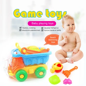 

Summer Children Beach Toy Beach Toys For Kids Sand Boxes Water Sandbeach Kids Castle Bucket Spade Shovel Rake Water Tool