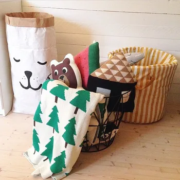 

Cotton Craft Baby Blanket Cotton Knit Blanket Soft Premium Cotton Thermal Blanket Baby Shower Infant Warm Blankie Cozy Blanket