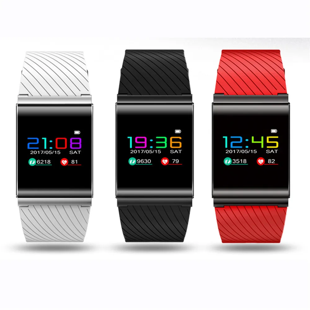 

Smart Wrist Watch Bluetooth X9 Pro HR 4.0 Colorfol LED Bracelet Sport Watches iOS system 8.0 version or above