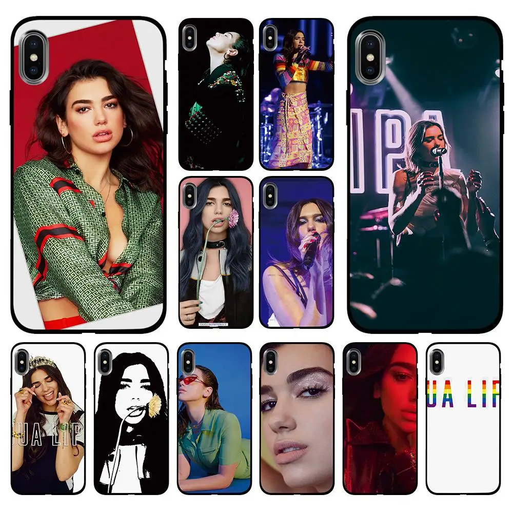 Мягкий ТПУ чехол Dua Lipa для Apple iPhone 6 6S 7 8 Plus 5 5S SE X XS MAX XR силиконовые чехлы | Мобильные
