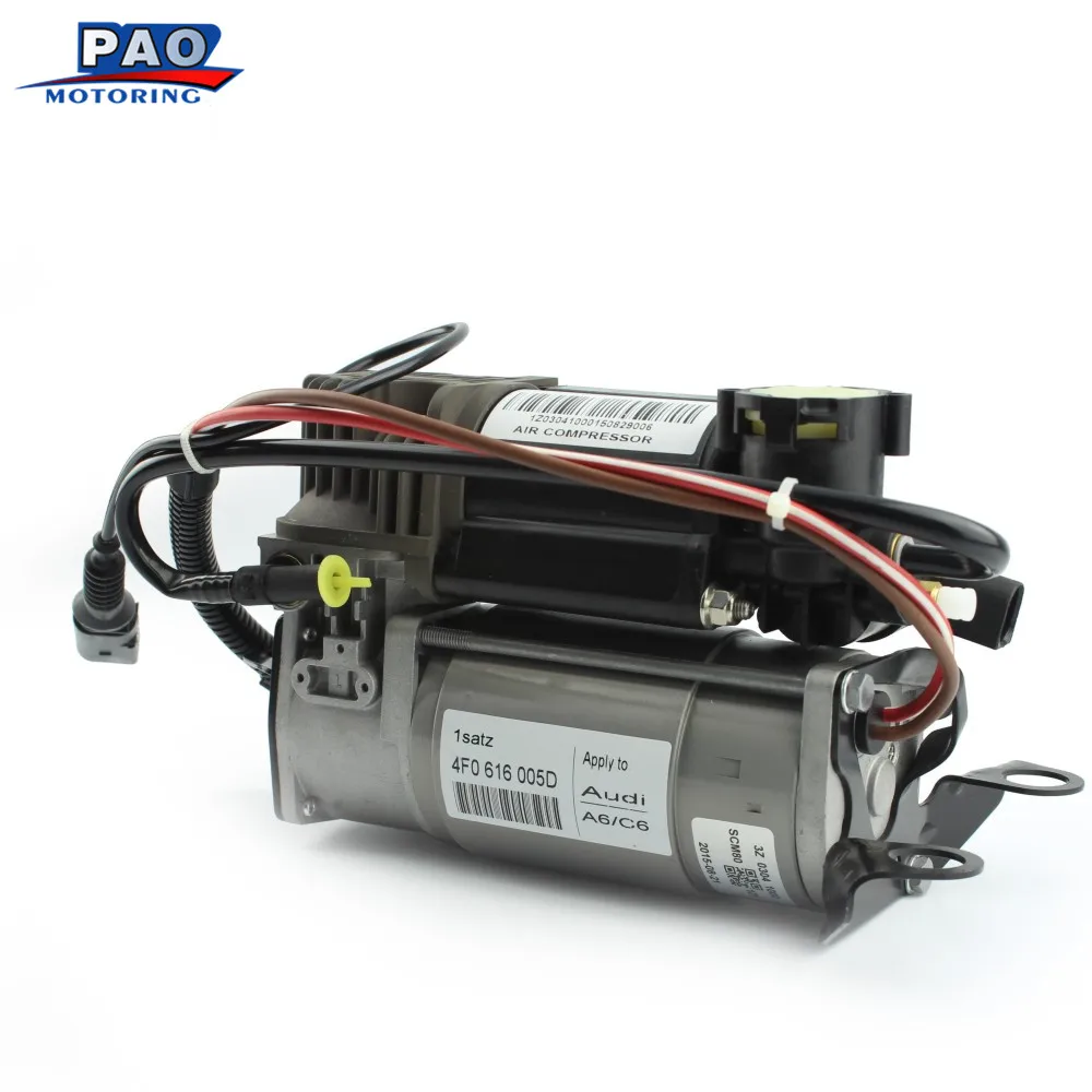 For Audi A6 C6 4F 2004 2011 Air Suspension Compressor VW Volkswage Air